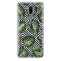 Geometrische jungle: LG G7 Thinq Transparant Hoesje