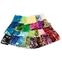Creativ Company Pailletten, afm 6 mm, 32x25 gr/ 1 doos Creativ Company Pailletten, afm 6 mm, 32x25 gr/ 1 doos