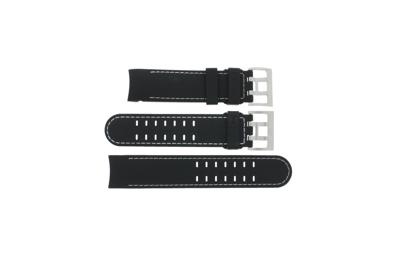 Horlogeband Hamilton H691.776.106 / H691776106 Rubber Zwart 22mm