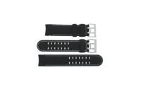 Horlogeband Hamilton H691.776.106 / H691776106 Rubber Zwart 22mm