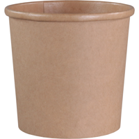 Soepbeker to go | Kraftpapier + PE | 300ml | 12oz | 86mm | bruin | 500 stuks