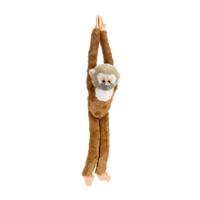 Wild Republic knuffel Aap - pluche - bruin - 51 cm - doodshoofdaapje - knuffeldier