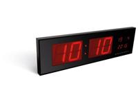 Wandklok met led-display - Velleman