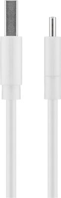 Goobay 45563 USB-kabel USB 2.0 1 m USB A USB C Wit
