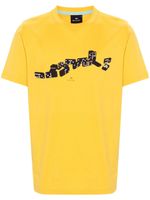 PS Paul Smith t-shirt en coton à imprimé Dominoes - Jaune