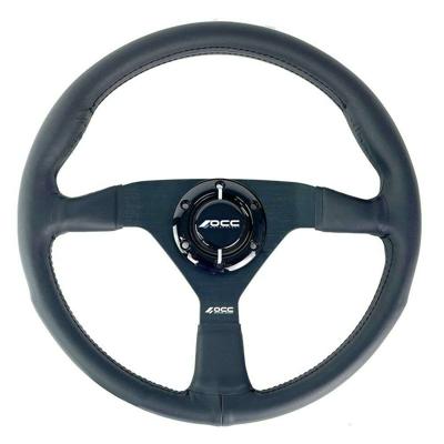 Race stuurwiel OCC Motorsport OCCVOL014 Zwart Leer 350 mm
