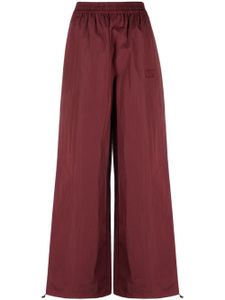 ROTATE BIRGER CHRISTENSEN pantalon palazzo à taille élastique - Rouge