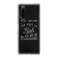 Risk loss: Sony Xperia 5 Transparant Hoesje