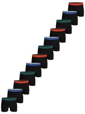 12-pack heren boxershort - Coloured black