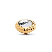 Melano Twisted Majestic Steentje Crystal | Goud