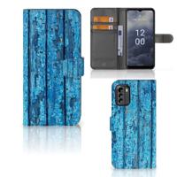 Nokia G60 | Book Style Case | Wood Blue