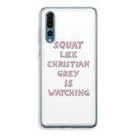 Christian Grey: Huawei P20 Pro Transparant Hoesje