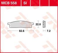 TRW Remblokken, en remschoenen voor de moto, MCB558 Allround organisch