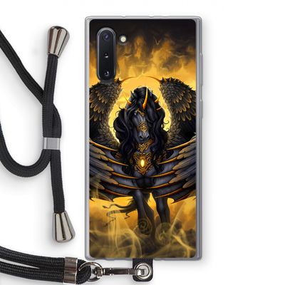 Pegasus: Samsung Galaxy Note 10 Transparant Hoesje met koord