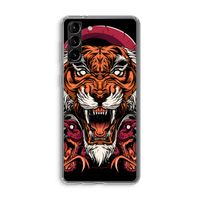 Tiger and Rattlesnakes: Samsung Galaxy S21 Plus Transparant Hoesje