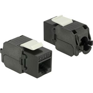 DeLOCK Keystone Module RJ45 jack > LSA Cat.6A UTP keystone module