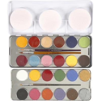 Eulenspiegel Schmink, diverse kleuren, 24 kleur/ 1 set