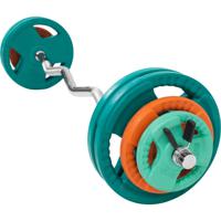 Gorilla Sports EZ-curlset 35 kg Gripper Gietijzer - Rubber Coating - Veersluiting 30 mm - thumbnail