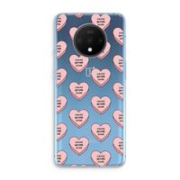 Chicks before dicks: OnePlus 7T Transparant Hoesje