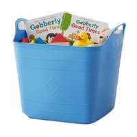 Storage solutions speelgoedmand - blauw - 25 l - kunststof - 40 x 35 cm - opbergmand