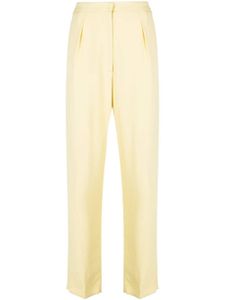 Forte Forte pantalon de tailleur à coupe droite - Jaune