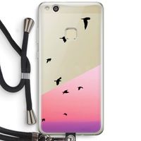Fly away: Huawei Ascend P10 Lite Transparant Hoesje met koord