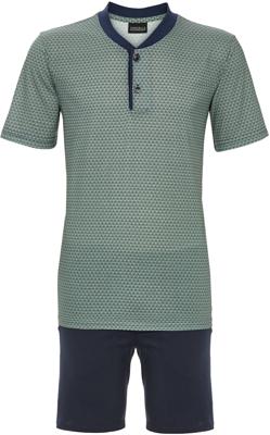 Katoenen heren shortama groen