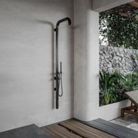 Buitendouche Fortifura Outdoor Original Wandmodel Met Handdouche Gunmetal Fortifura