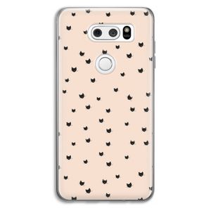 Kleine kattenkopjes: LG V30 Transparant Hoesje