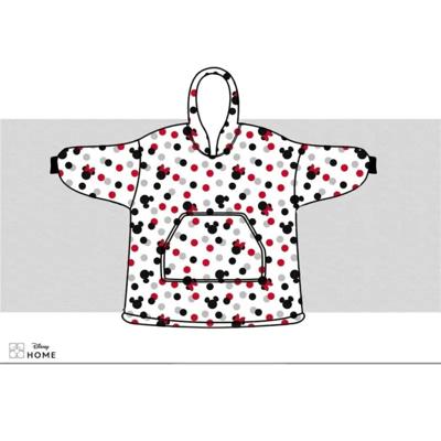 Mickey Mouse hoodie poncho stipjes maat XS - L - polyester