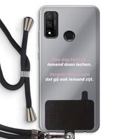 gij zijt ook iemand: Huawei P Smart (2020) Transparant Hoesje met koord