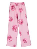 Monnalisa pantalon droit imprimé - Rose