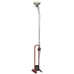 Flos Toio vloerlamp retrofit LED rood