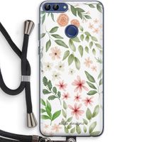 Botanical sweet flower heaven: Huawei P Smart (2018) Transparant Hoesje met koord