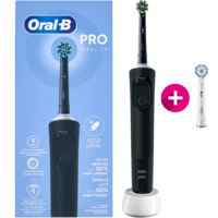 Oral-B Vitality PRO Black + 1 extra opzetborstel Oral-B Vitality PRO Black + 1 extra opzetborstel