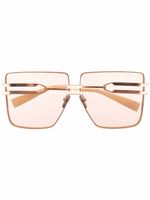 Balmain Eyewear lunettes de soleil à verres oversize - Tons neutres - thumbnail