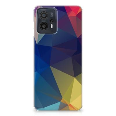 Motorola Moto G23 | G13 | TPU Hoesje | Polygon Dark