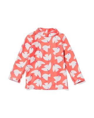 HEMA Babyshirt UV-beschermend Koraal (koraal)