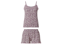 esmara Korte dames pyjama (Aubergine, S (36/38)) esmara Korte dames pyjama (Aubergine, S (36/38))