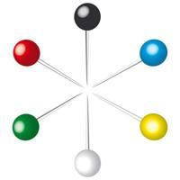 Alco AL-628A Markeerspelden Doosje A 80 Stuks Verschillende Kleuren