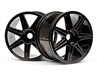 7 spoke black chrome trophy truggy wheel