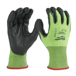 Milwaukee Accessoires Hi-vis werkhandschoenen | snijklasse 5/E - 10/XL | 1 paar - 4932479934 - 4932479934