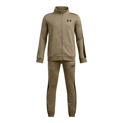 Under Armour Rival Knit Trainingspak Full-Zip Kids Olijfgroen Zwart