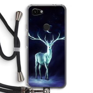 Nightbringer: Pixel 3a Transparant Hoesje met koord