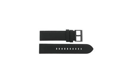 Horlogeband Armani Exchange AX2098 Leder Zwart 22mm