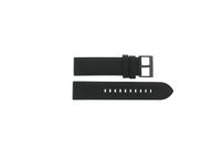 Horlogeband Armani Exchange AX2098 Leder Zwart 22mm