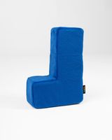 ItemLab Stackable Plush Collectible Block L dark blue Decoratief kussen - thumbnail