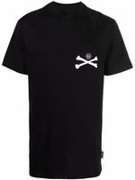 Philipp Plein t-shirt à imprimé squelette - Noir