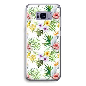 Gele kuif: Samsung Galaxy S8 Plus Transparant Hoesje
