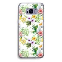 Gele kuif: Samsung Galaxy S8 Plus Transparant Hoesje